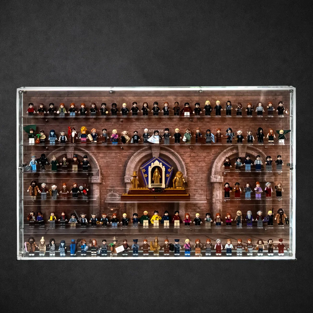 Premium Wall Display Case for 124 LEGO® Harry Potter™ Minifigures