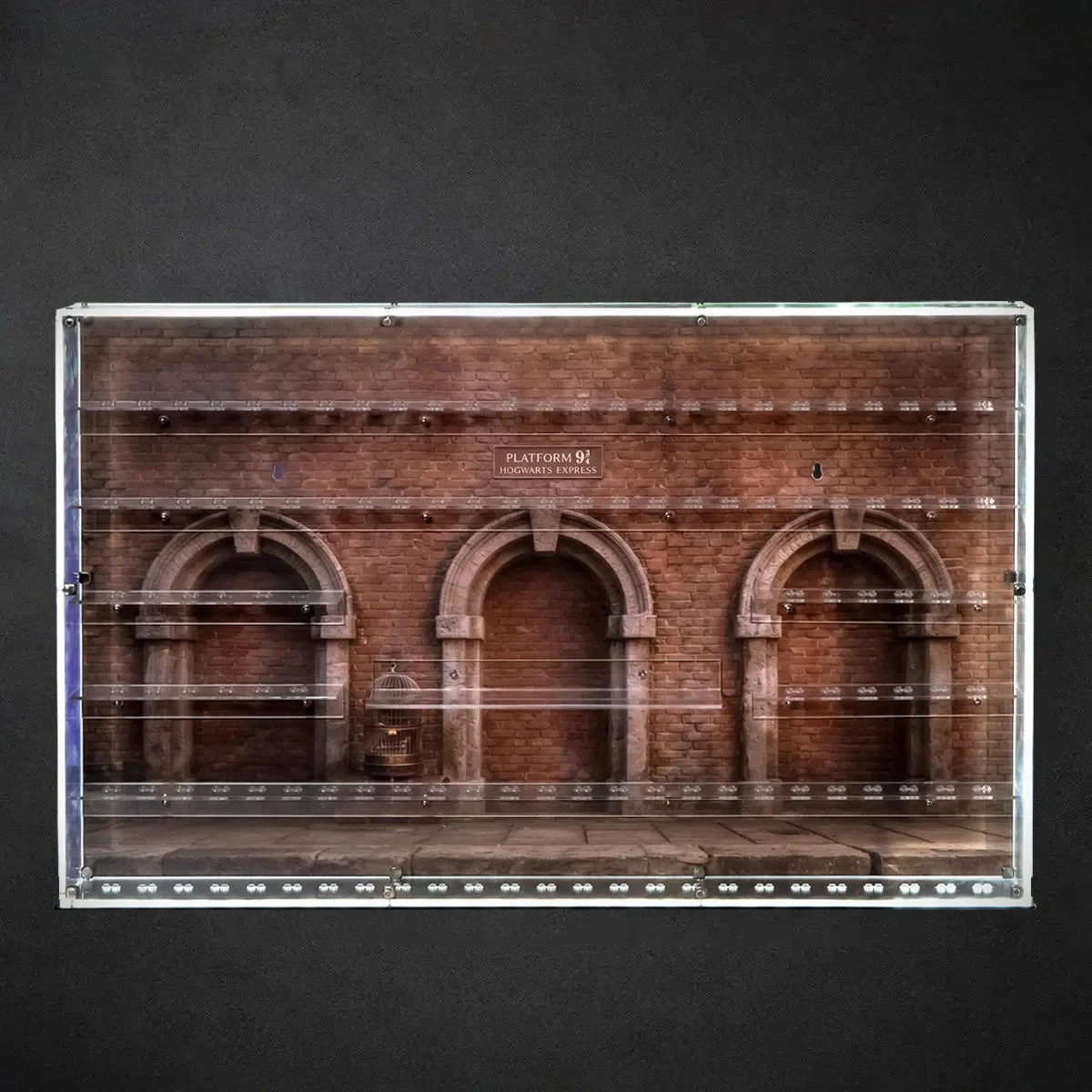 Premium Wall Display Case for 124 LEGO® Harry Potter™ Minifigures - Détail exposition 4