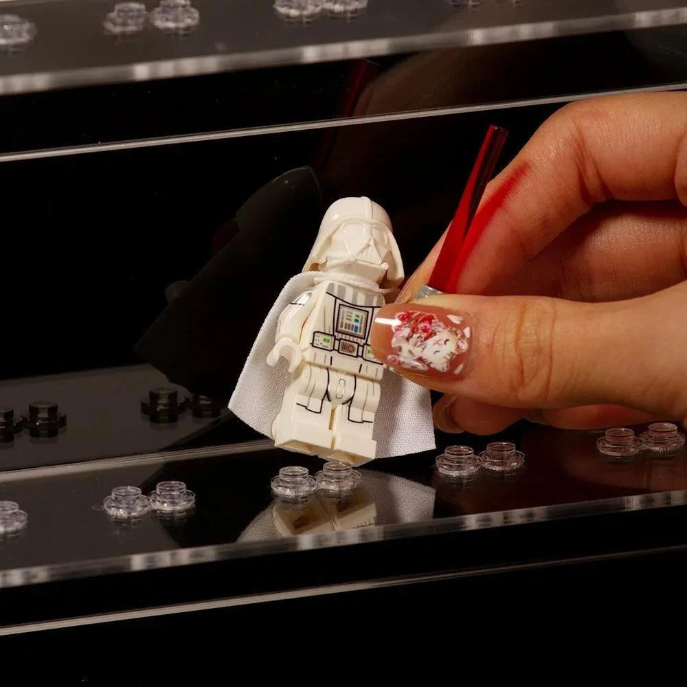 Premium Wall Display Case for 124 LEGO® Minifigures - Détail exposition 8
