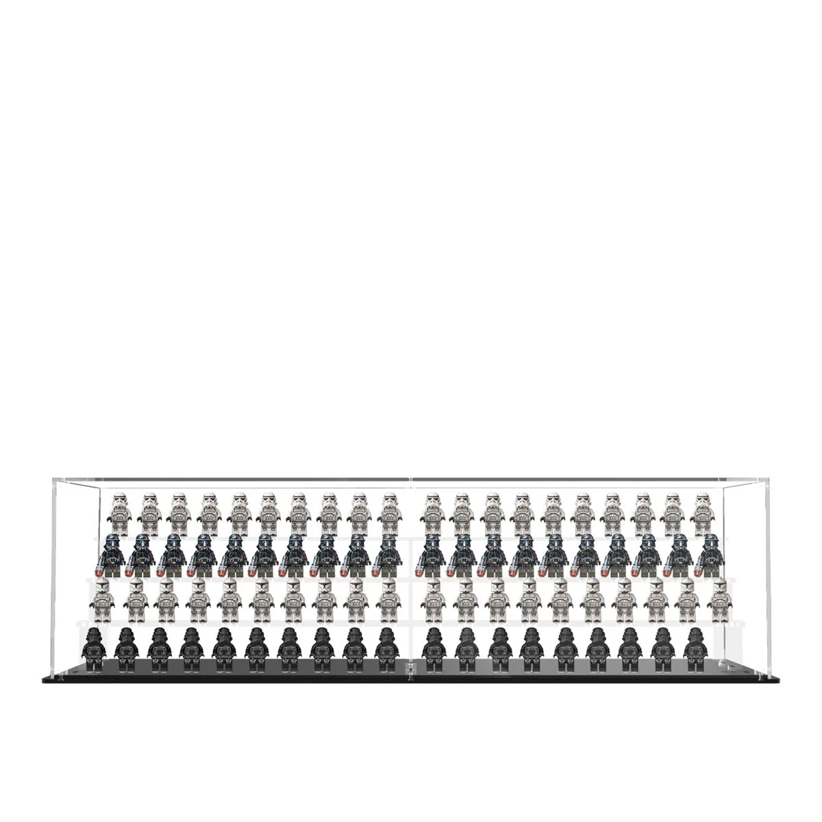 Premium Wall Display Case for 80 LEGO® Minifigures - Gallery Edition