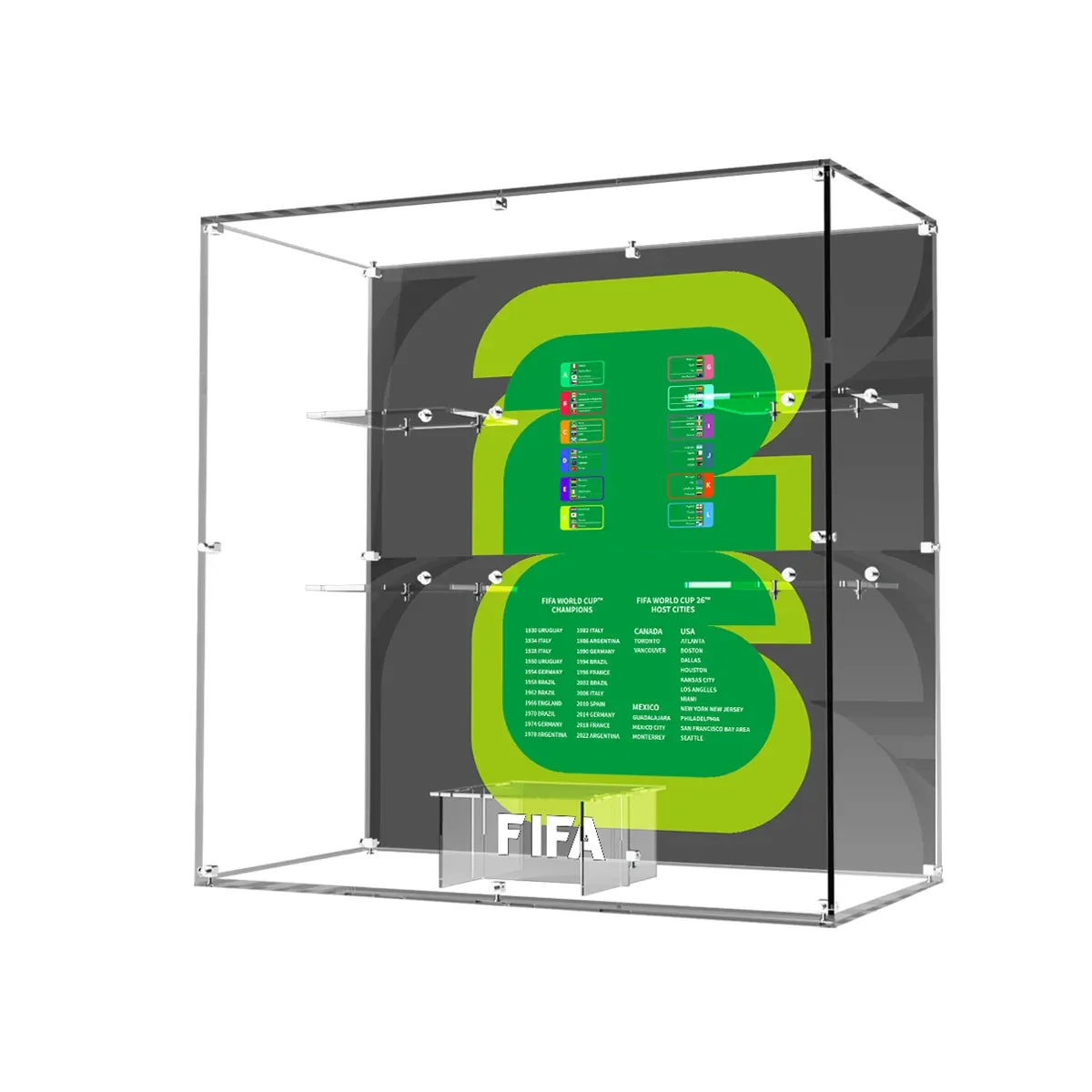 Premium Expositie Vitrine voor LEGO® FIFA World Cup™ 7-in-1 Set - Détail exposition 11