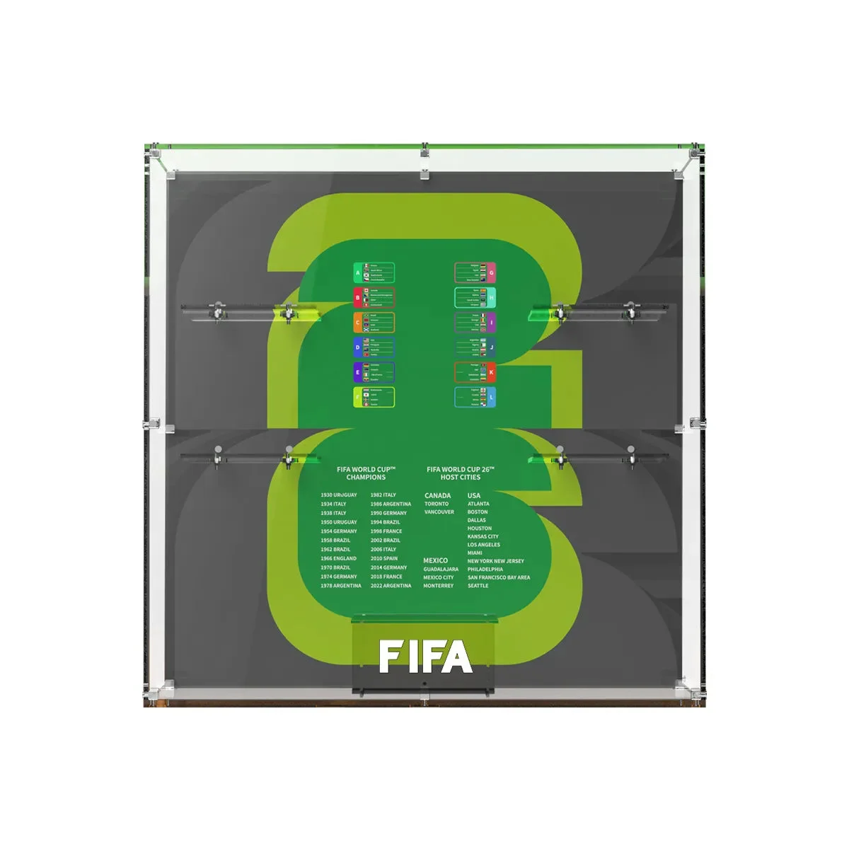 Premium Expositie Vitrine voor LEGO® FIFA World Cup™ 7-in-1 Set - Détail exposition 10
