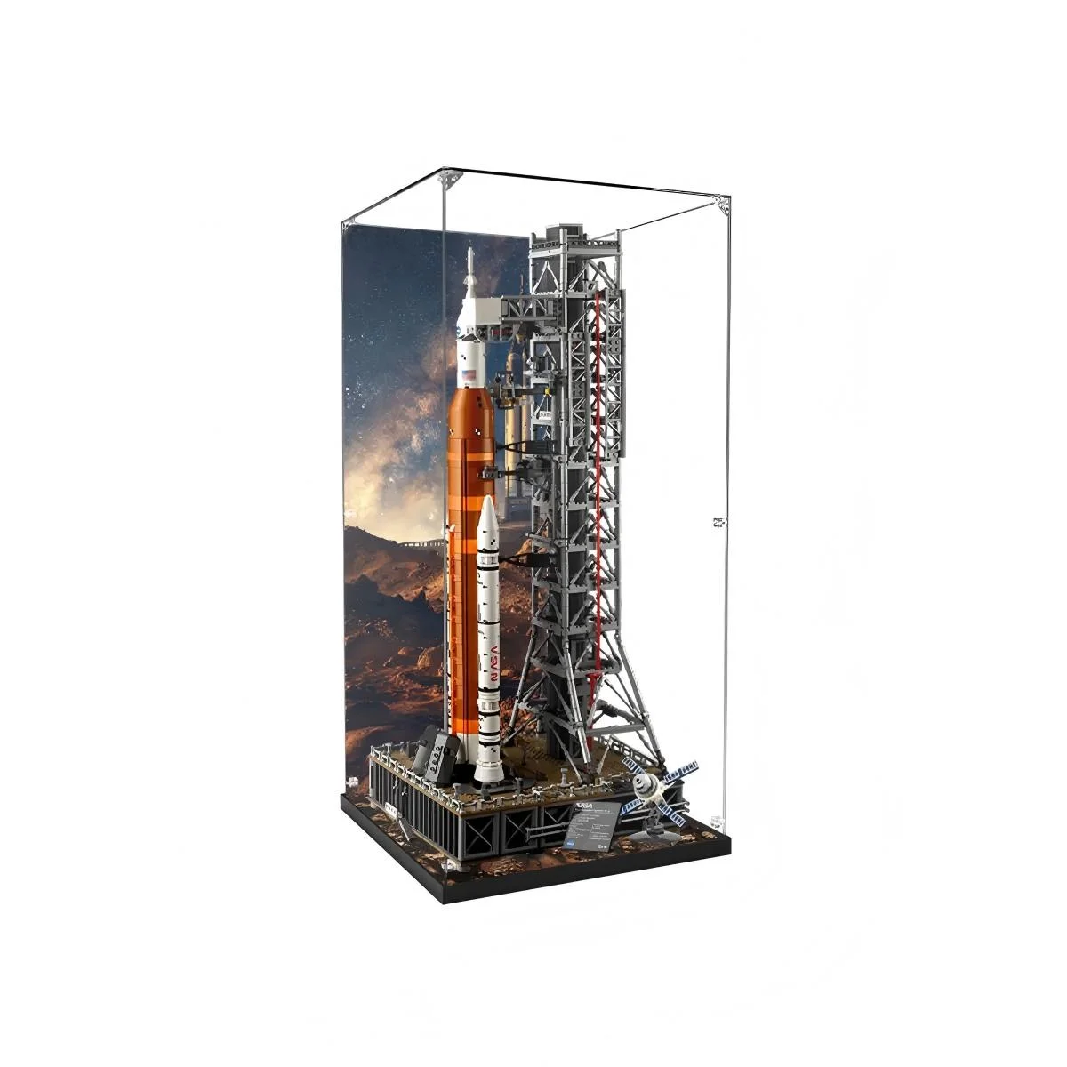 Teca Espositiva Premium per LEGO® NASA Artemis Space Launch System (10341) - Détail exposition 2