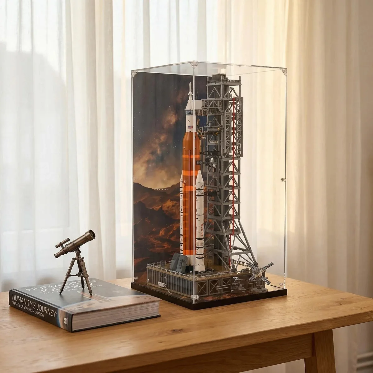 Teca Espositiva Premium per LEGO® NASA Artemis Space Launch System (10341) - Détail exposition 3