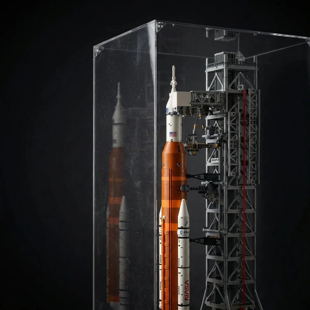 Teca Espositiva Premium per LEGO® NASA Artemis Space Launch System (10341) - Détail exposition 4