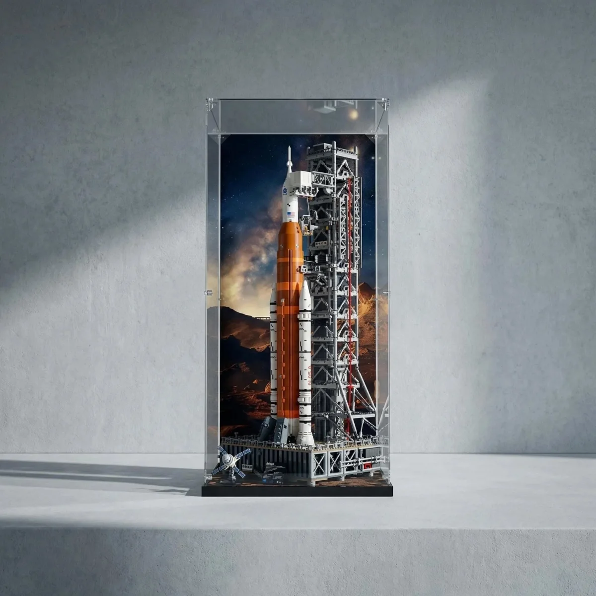Teca Espositiva Premium per LEGO® NASA Artemis Space Launch System (10341) - Détail exposition 6