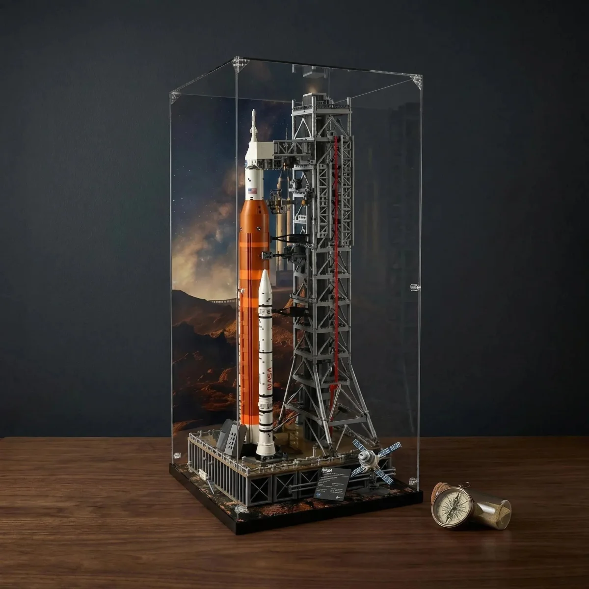 Teca Espositiva Premium per LEGO® NASA Artemis Space Launch System (10341) - Détail exposition 7