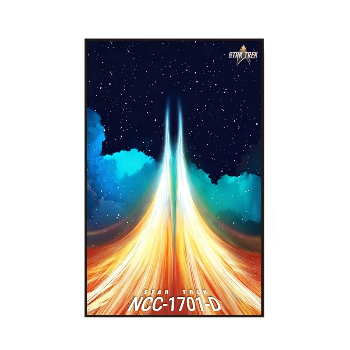 Premium Wall Display Frame for Compatible Star Trek™ model - USS Enterprise NCC-1701-D (10356) - Détail exposition 6