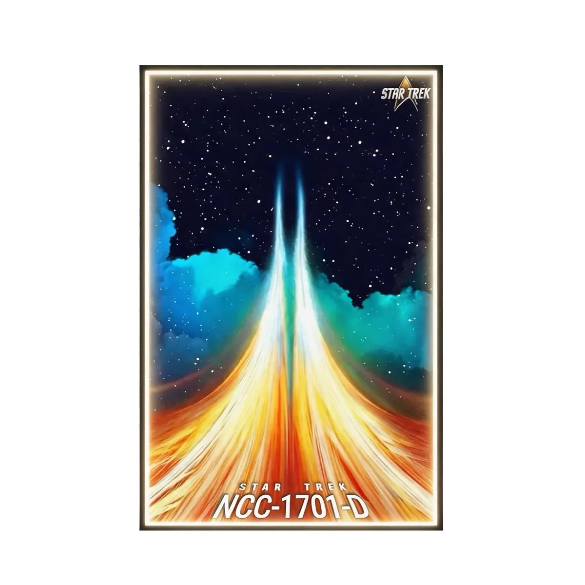 Premium Wall Display Frame for Compatible Star Trek™ model - USS Enterprise NCC-1701-D (10356) - Détail exposition 7