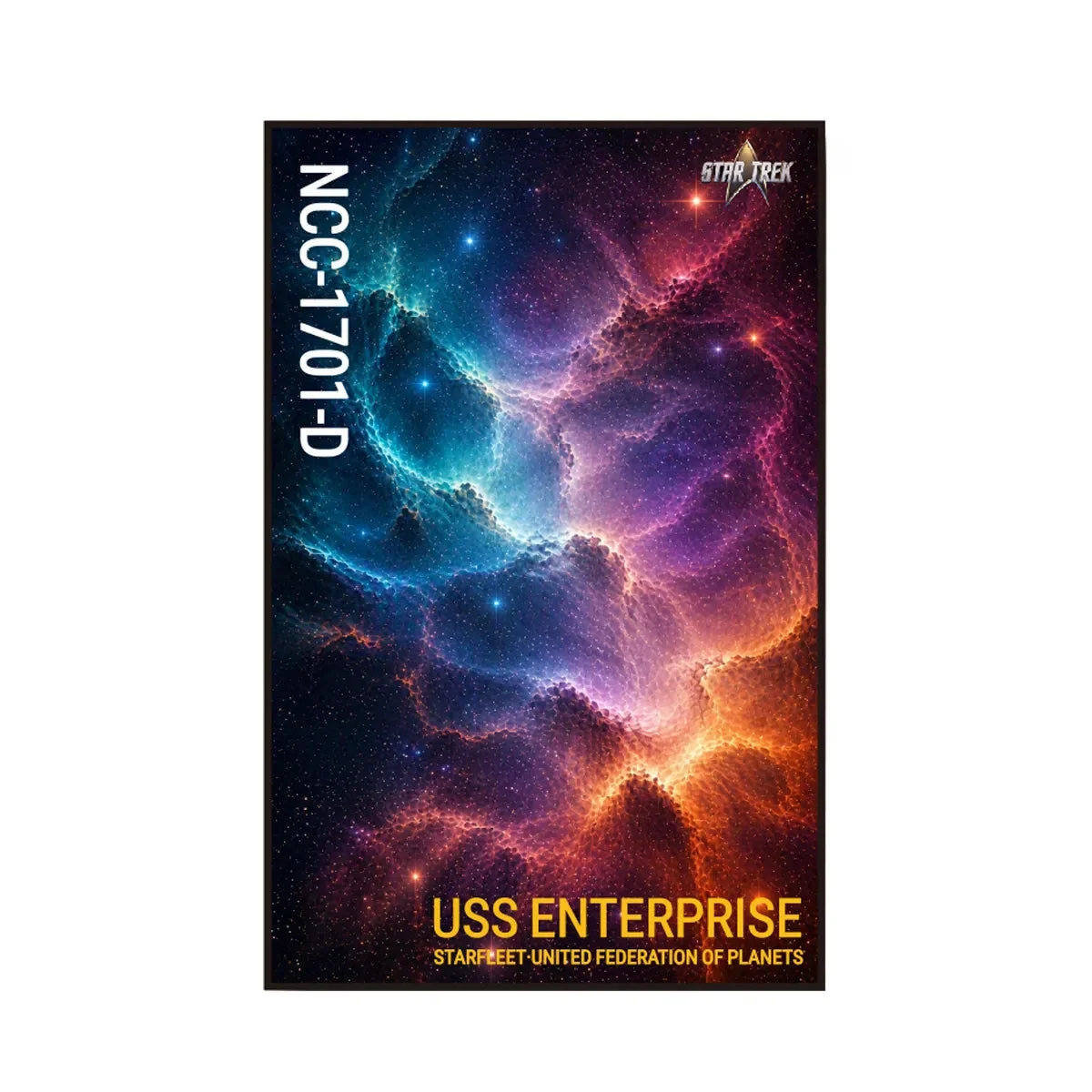 Premium Wall Display Frame for Compatible Star Trek™ model - USS Enterprise NCC-1701-D (10356) - Détail exposition 8