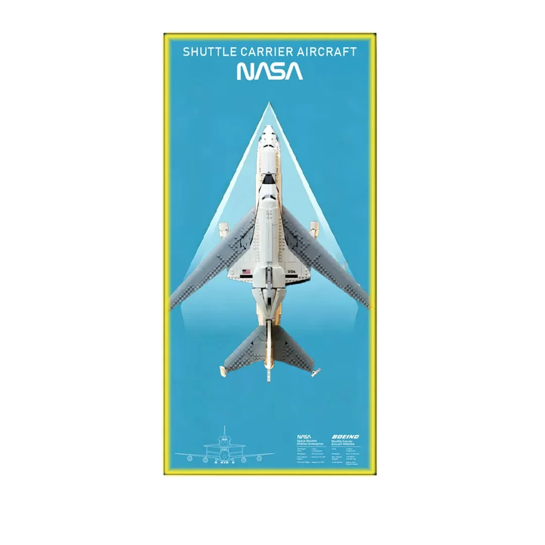 Premium Wandvitrine voor Shuttle Carrier Aircraft (10360) - Détail exposition 4