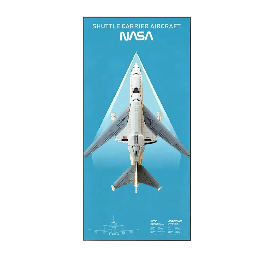 Cadre d'Exposition Mural Premium pour Shuttle Carrier Aircraft