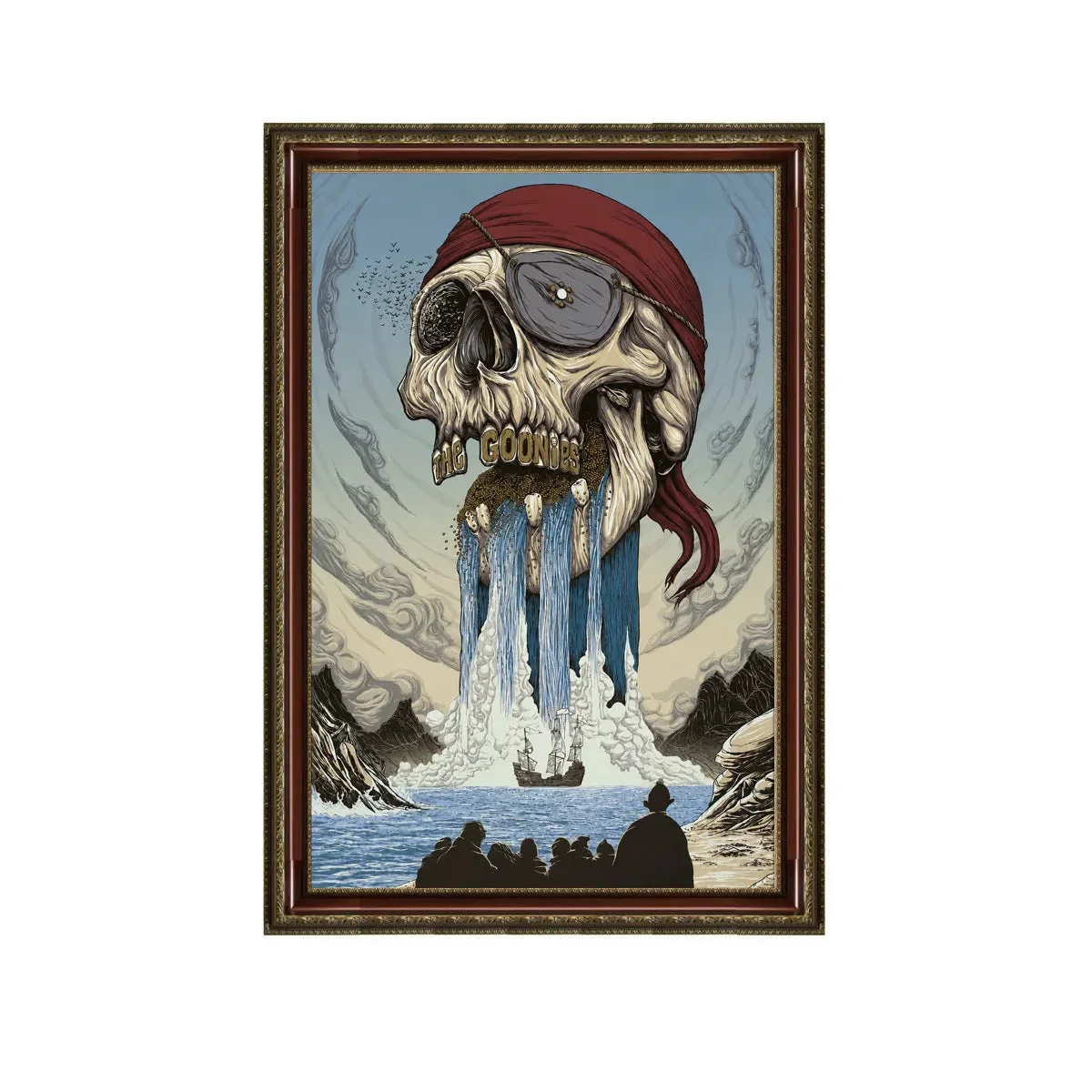 Premium Wall Display Frame for LEGO® Ideas The Goonies (21367) (21363) - Détail exposition 6