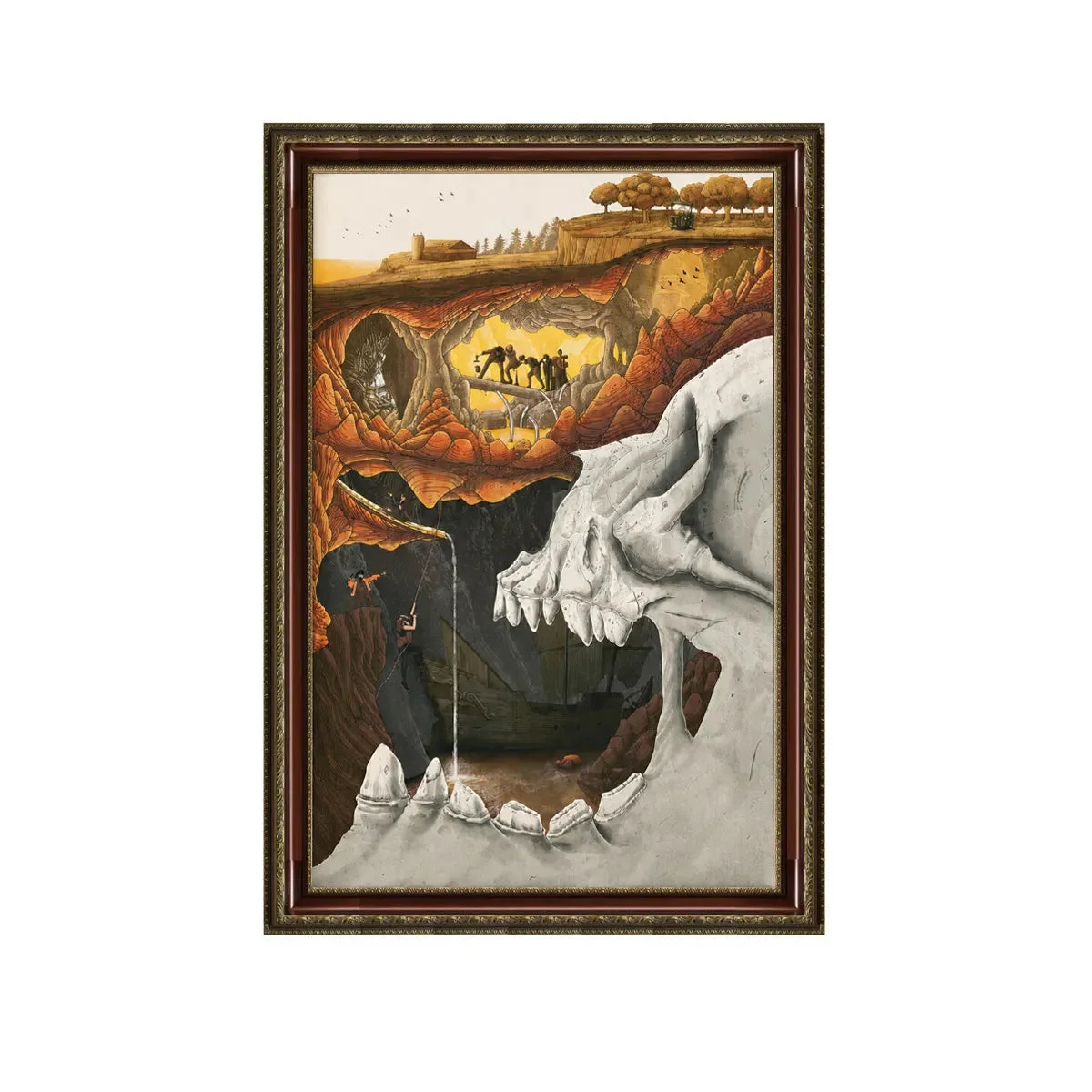 Premium Wall Display Frame for LEGO® Ideas The Goonies (21367) (21363) - Détail exposition 9