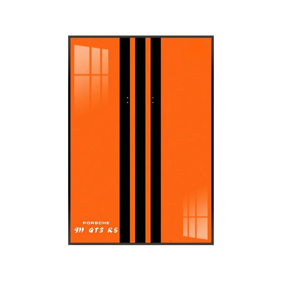 Premium Wall Display Frame for LEGO® Technic™ Porsche 911 GT3 RS (42056) - Détail exposition 8