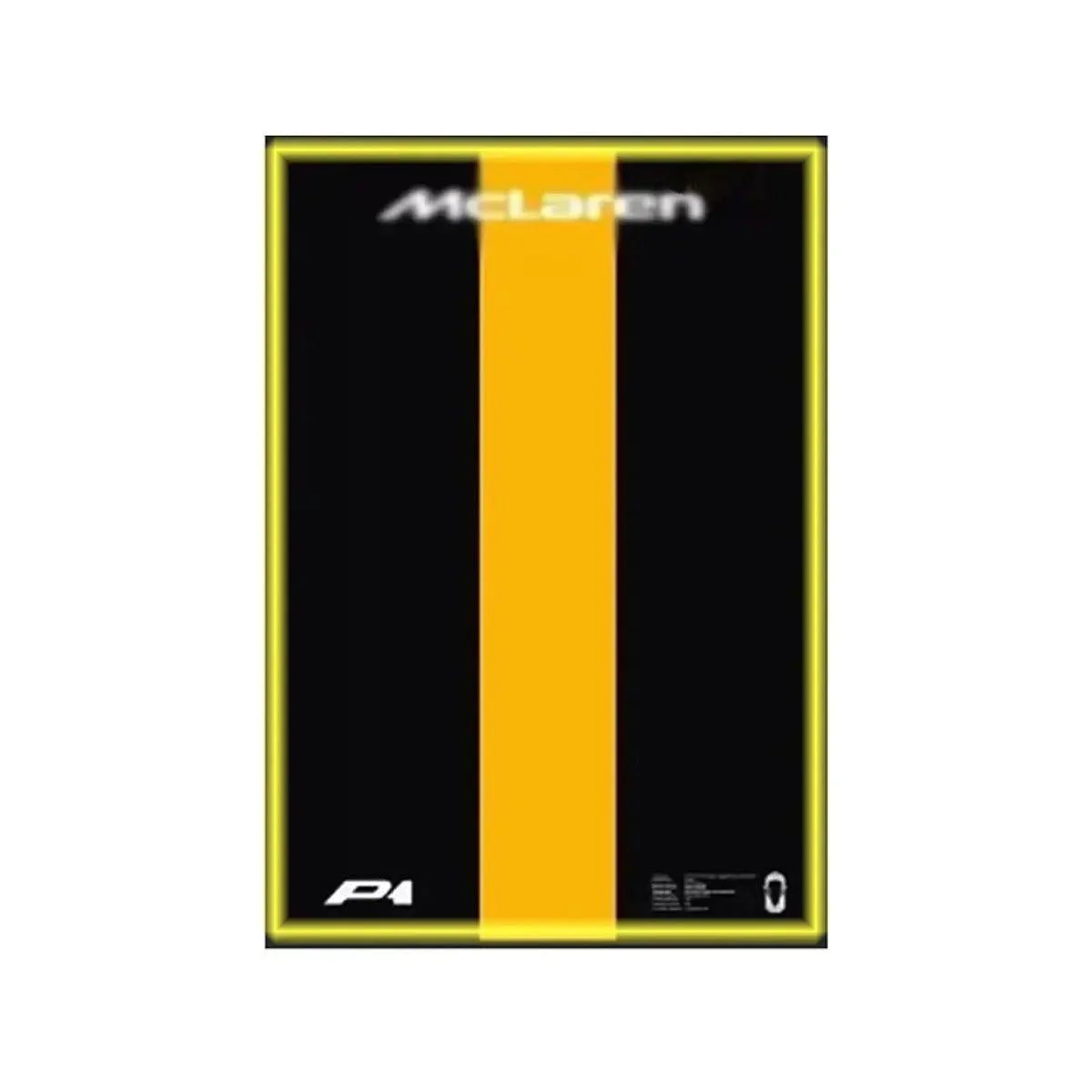 Premium Wall Display Frame for LEGO® Technic™ McLaren P1 (42172) - Détail exposition 6