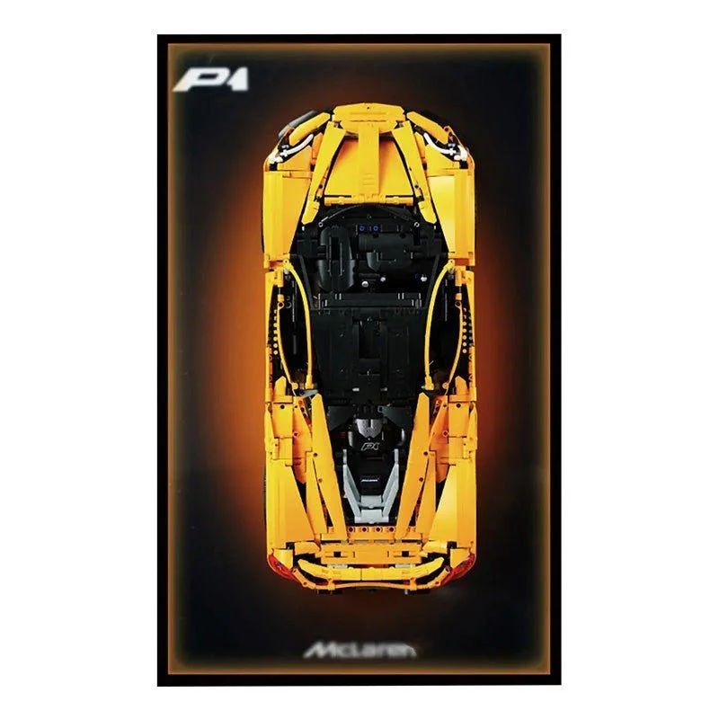 Premium Wall Display Frame for LEGO® Technic™ McLaren P1 (42172)