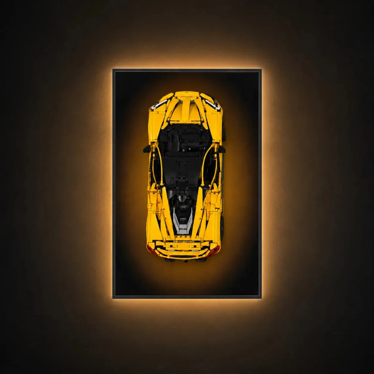 Premium Wall Display Frame for LEGO® Technic™ McLaren P1 (42172) - Gradient Edition