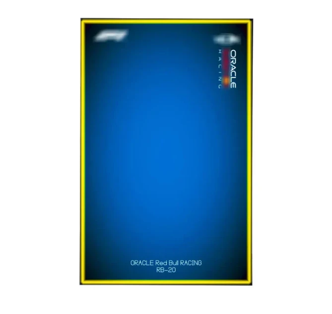 Premium Wall Display Frame for LEGO® Technic™ Red Bull RB20 (42206) Style B - Détail exposition 4