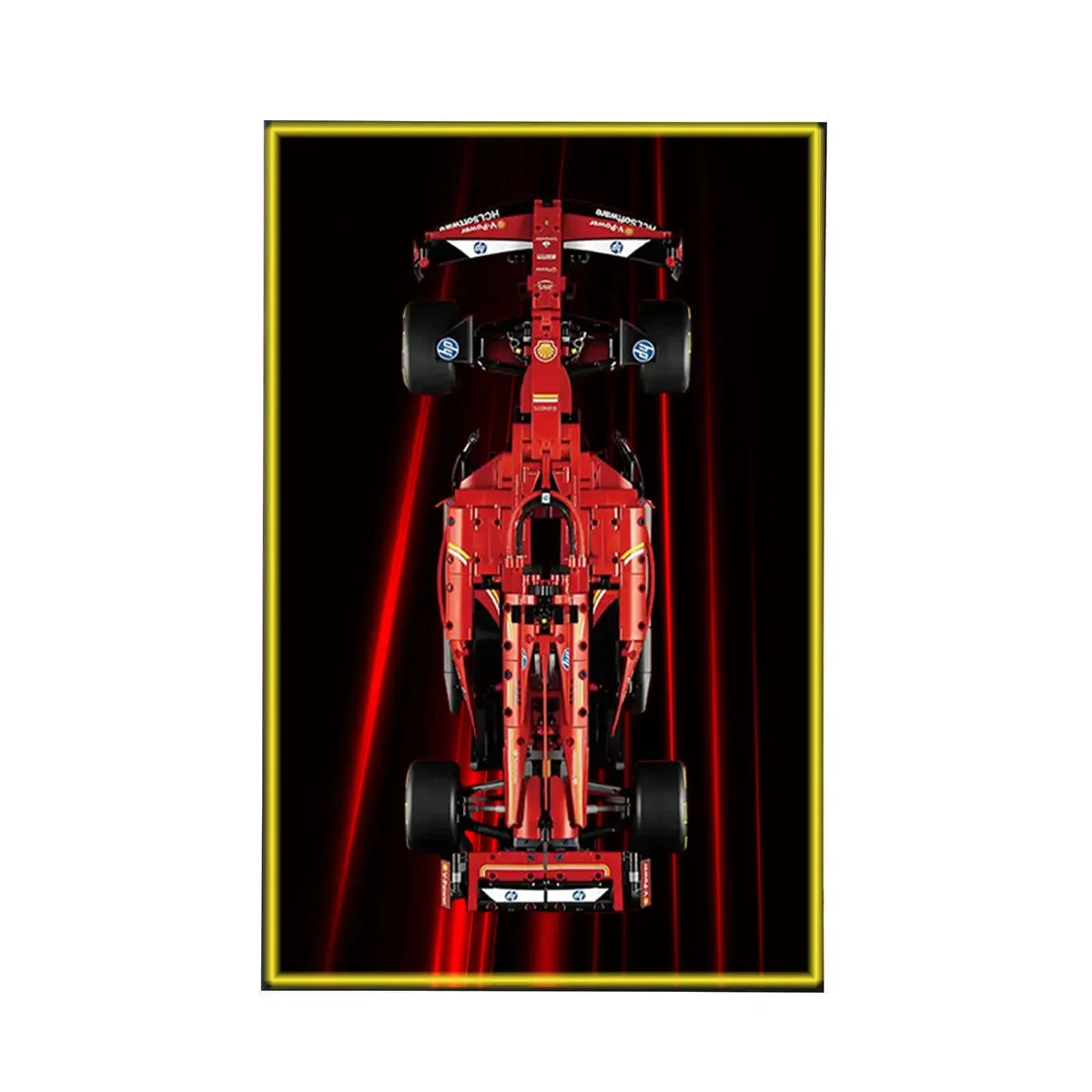 Cadre d'Exposition Mural pour LEGO® Ferrari F1 SF-24 (42207) - Détail exposition 20