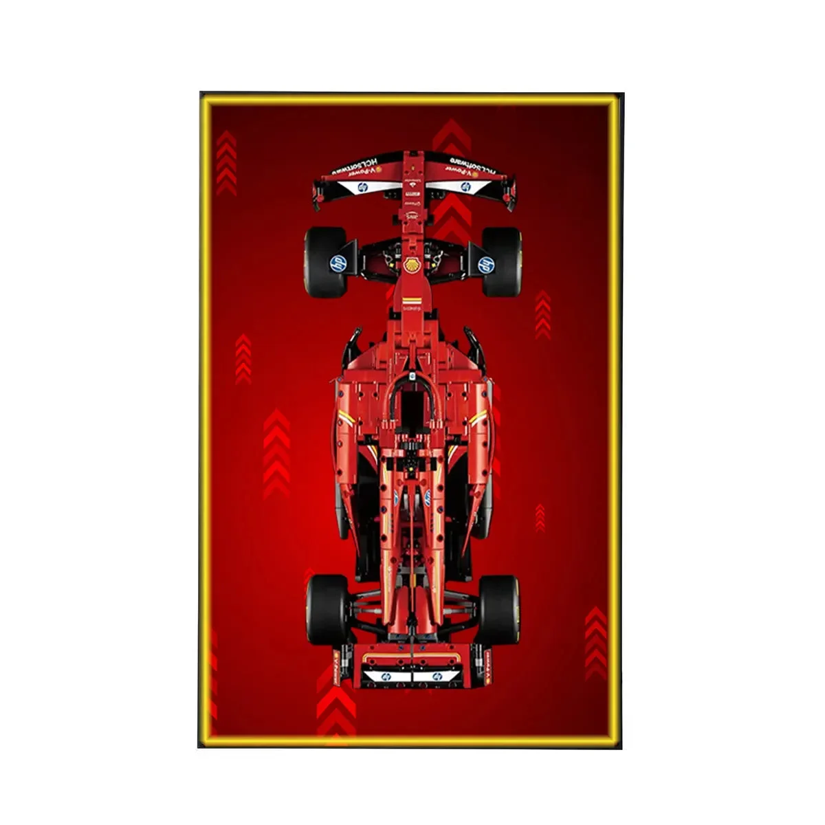 Cadre d'Exposition Mural pour LEGO® Ferrari F1 SF-24 (42207) - Détail exposition 4
