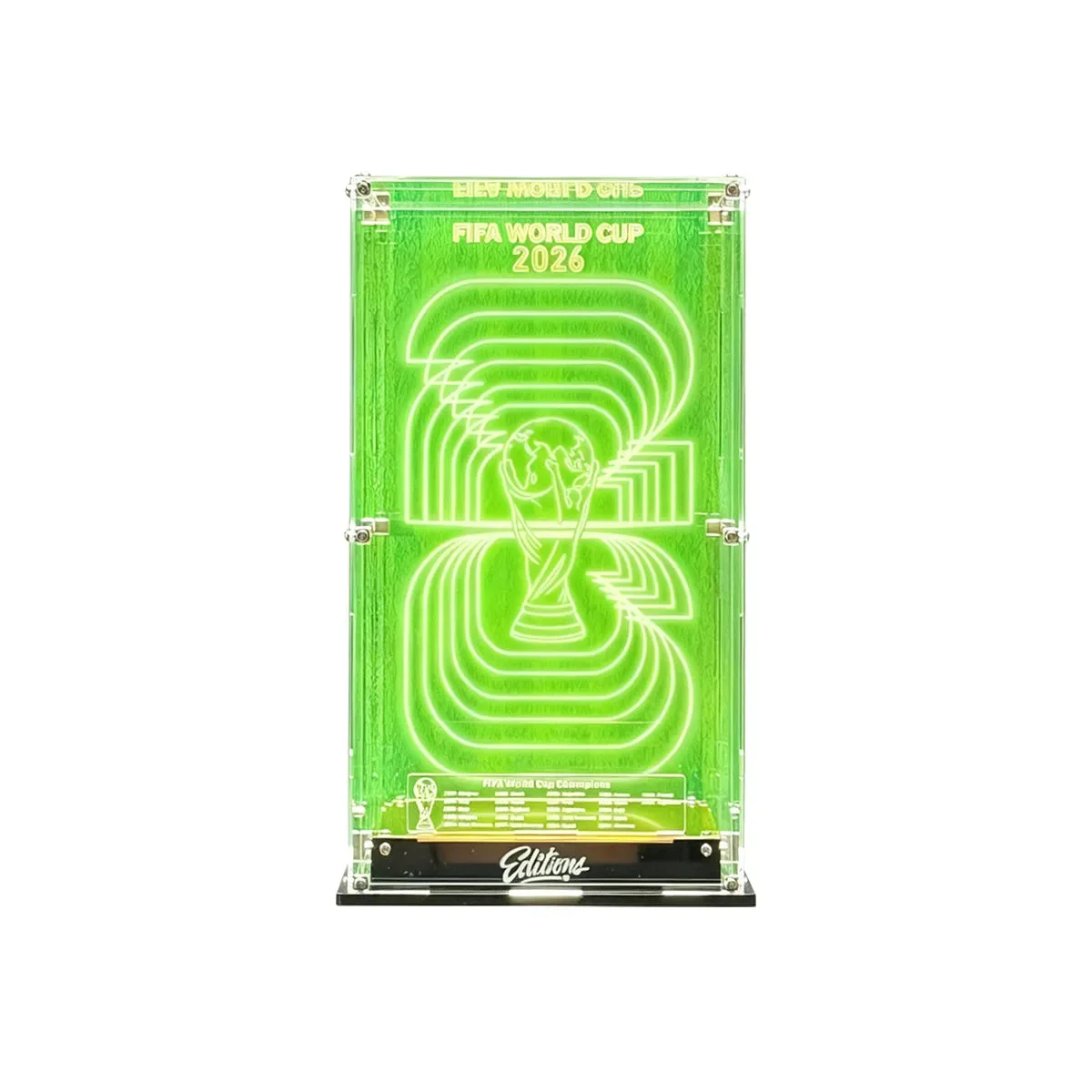 Premium-Schaukasten für LEGO® FIFA World Cup™ Offizielle Trophäe (43020) Champions Edition - Détail exposition 12
