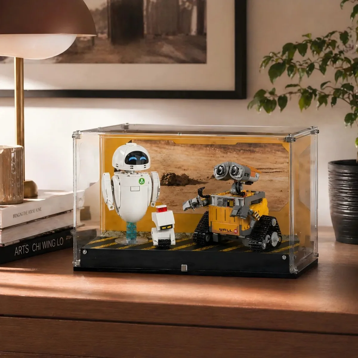 Teca Espositiva Premium per LEGO® Disney™ WALL-E e EVE (43279) - Détail exposition 4