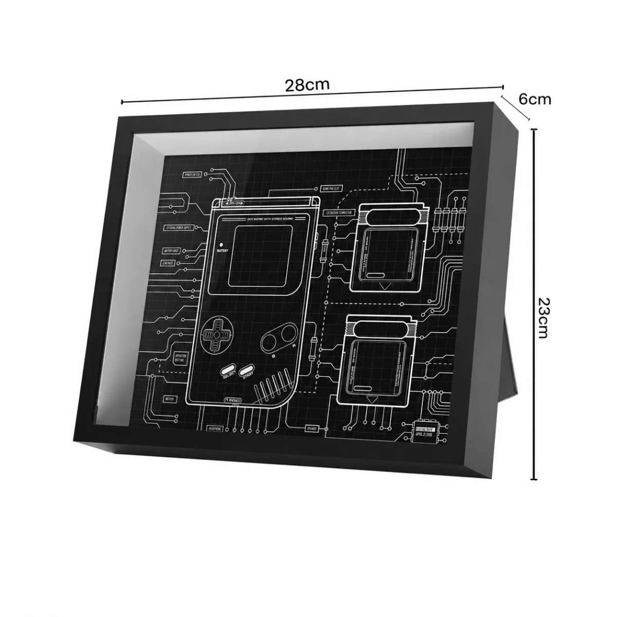 Marco de Pared Premium para Game Boy & Cartuchos (72046) - Détail exposition 11