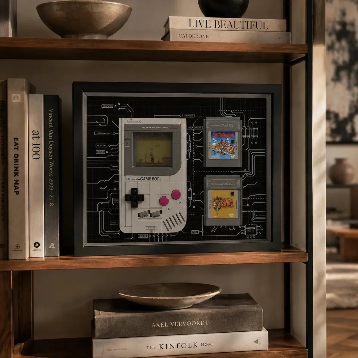 Marco de Pared Premium para Game Boy & Cartuchos (72046) - Détail exposition 7