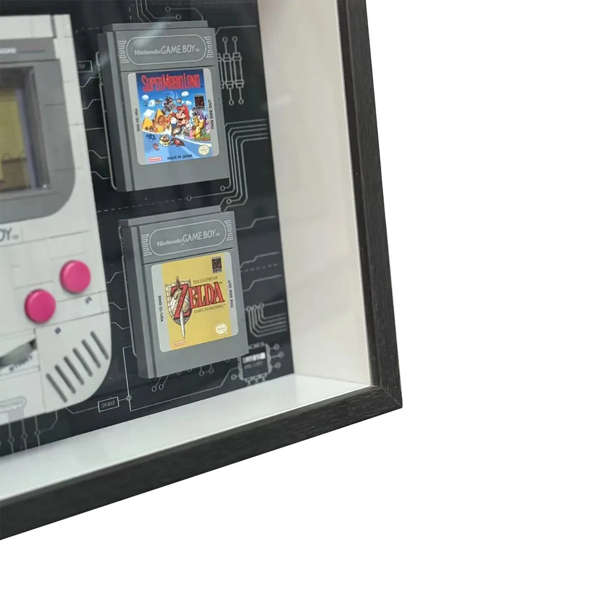 Marco de Pared Premium para Game Boy & Cartuchos (72046) - Détail exposition 8