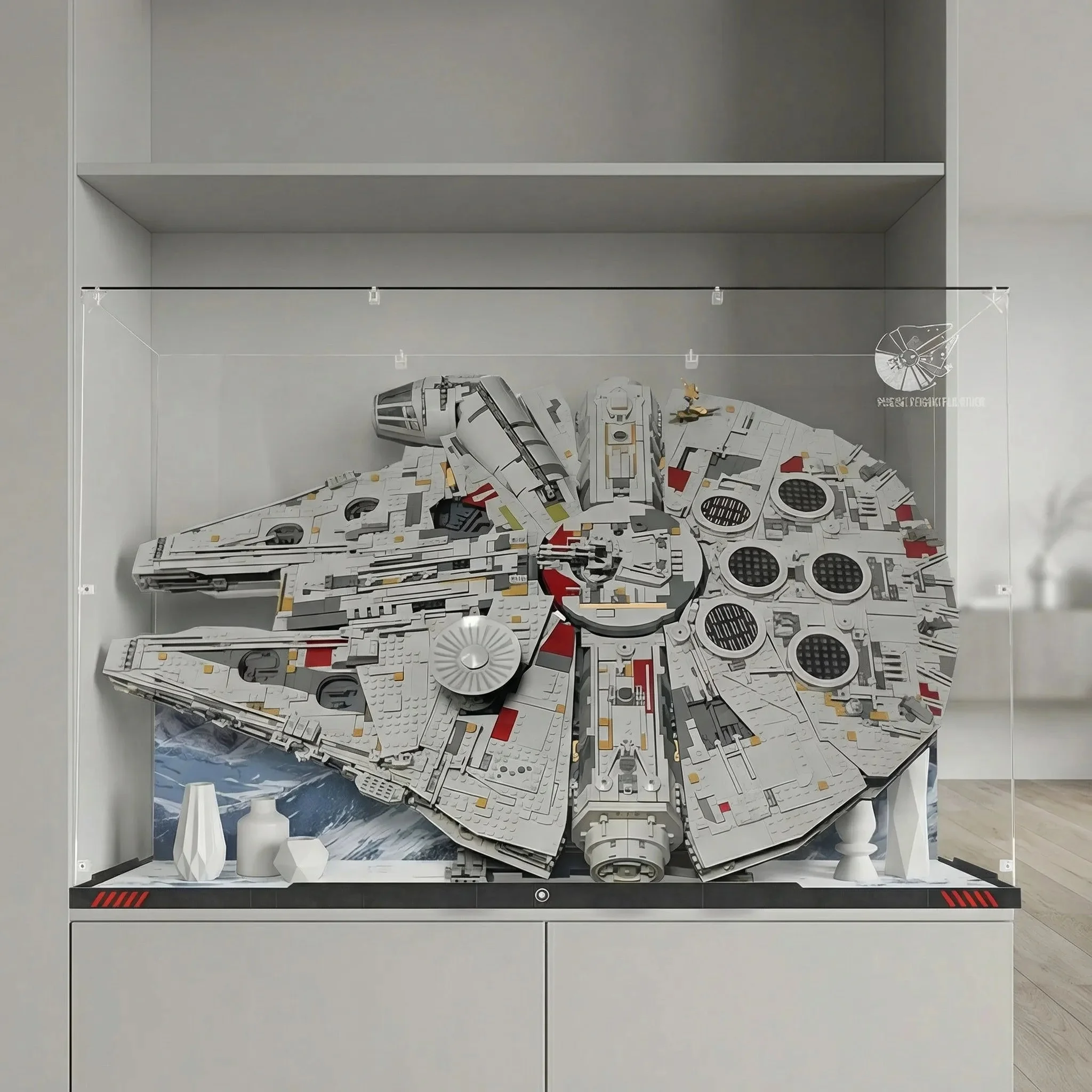 Vetrina di Lusso per LEGO® Star Wars™ Millennium Falcon (75192) - Détail exposition 5