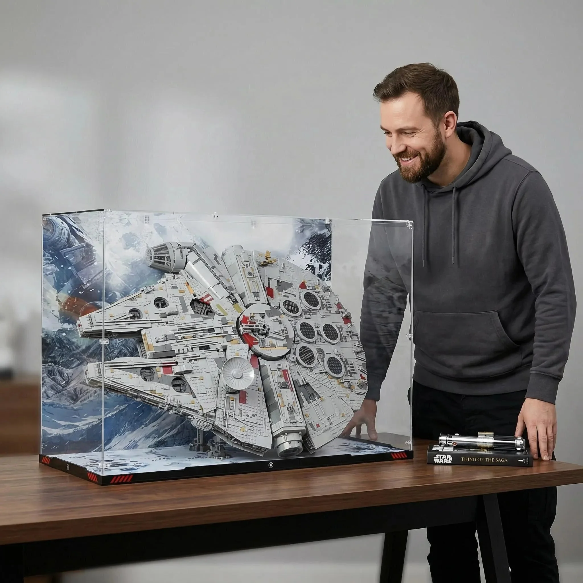 Vetrina di Lusso per LEGO® Star Wars™ Millennium Falcon (75192) - Détail exposition 6