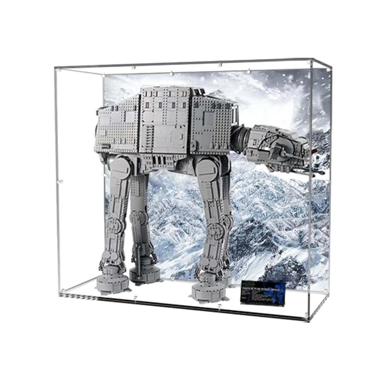 Premium Display Showcase for LEGO® Star Wars™ AT-AT (75313) - Hoth Battle - Détail exposition 2