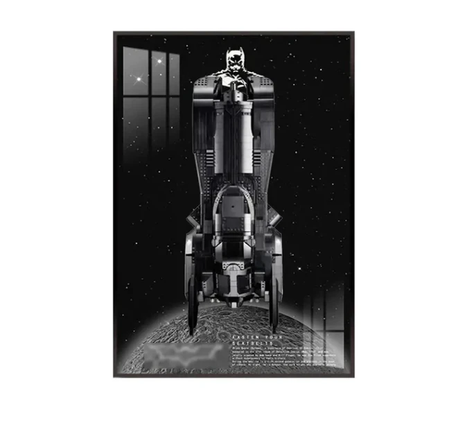 Premium Wall Display Frame for LEGO® DC Batmobile™ 1989 (76139) - Détail exposition 2